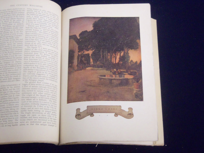1904 FEBRUARY THE CENTURY MAGAZINE - ROMAN VILLAS BY MAXFIELD PARRISH - SP 2585