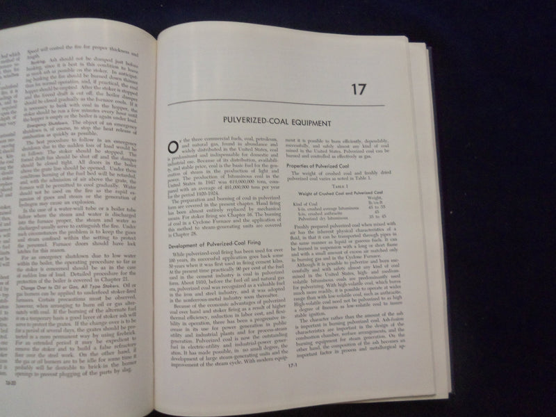 1960 STEAM ITS GENERATION AND USE HARDCOVER BOOK - BABCOCK & WILCOX CO.- KD 8343