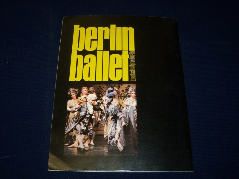 1980 BERLIN BALLET PROGRAM - DEUTSCHE OPER BERLIN - NUREYEV - J 5109
