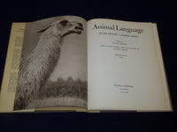 1964 ANIMAL LANGUAGE BOOK B JULIAN HUXLEY + RECORD BY LUDWIG KOCH - KD 3486H