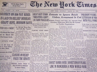 1935 MARCH 23 NEW YORK TIMES - GREAT DUST STORM THREATENS FARM PROGRAM - NT 4927