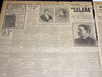 1907 MARCH 9 THE BOSTON HERALD -COUNTESS GOES FROM PALACE TO POOR HOUSE - BH 388