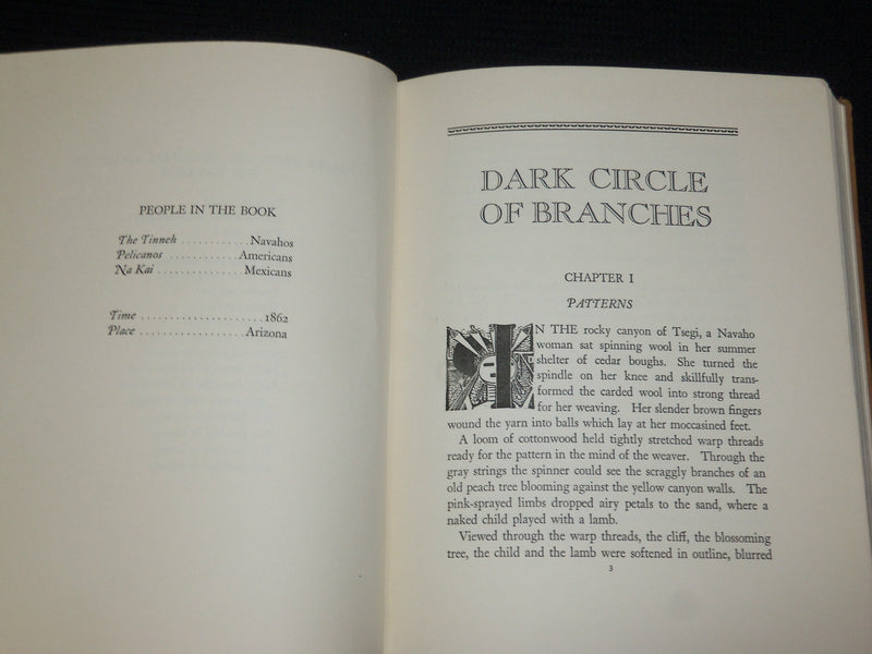 1933 DARK CIRCLE OF BRANCHES HARDCOVER BOOK BY LAURA ADAMS ARMER - KD 7440