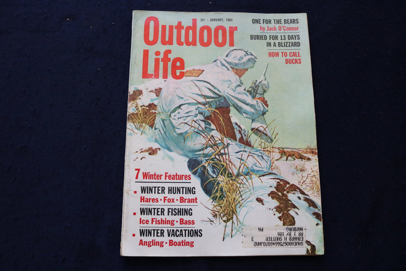 1964 JANUARY OUTDOOR LIFE MAGAZINE - FISHING, HUNTING, CAMPING - E 9076