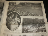 1915 JUNE 6 NEW YORK TIMES PICTURE SECTION - ARMY & NAVY BASEBALL - NP 5481