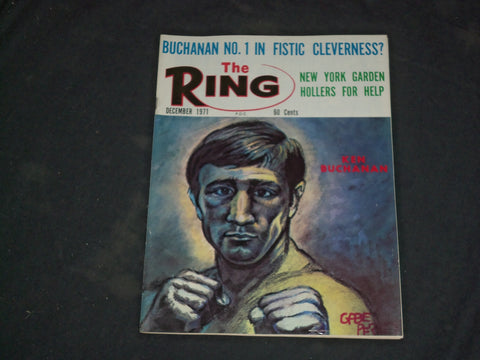 1971 DECEMBER THE RING MAGAZINE - KEN BUCHANAN COVER - CW 657