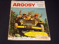 1958 OCTOBER ARGOSY MAGAZINE - SPECIAL BONUS ISSUE FRONT COVER - E 5312