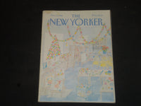 1981 DECEMBER 21 THE NEW YORKER MAGAZINE - ILLUSTRATED COVER - NY 2192