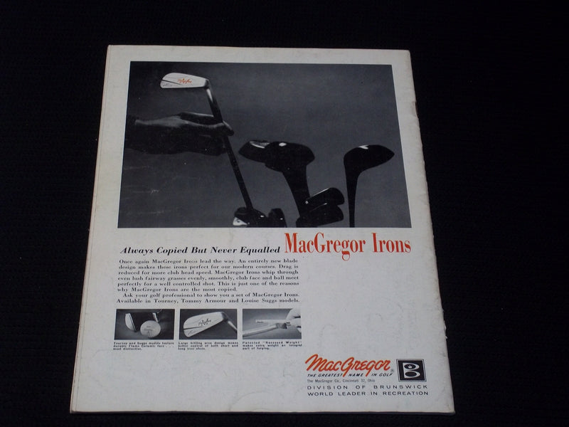 1961 AUGUST GOLF MAGAZINE - PRO POINTERS FRONT COVER - E 6430