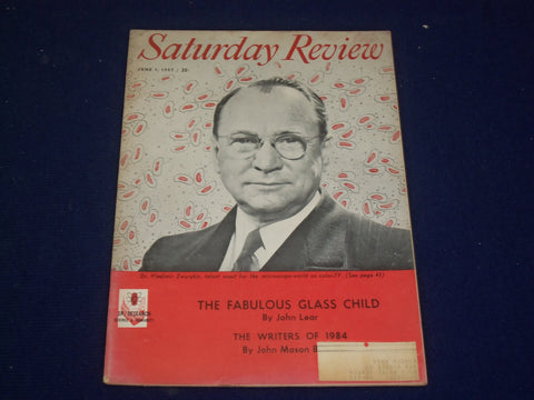 1957 JUNE 1 SATURDAY REVIEW MAGAZINE - DR. VLADIMIR ZWORYKIN - SP 9452