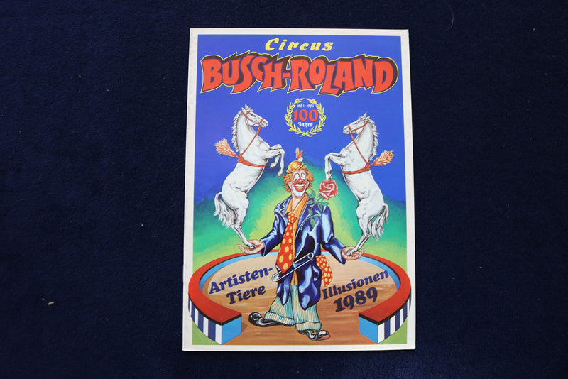 1980'S-1990'S BUSCH ROLAND CIRCUS PROGRAMS - GERMAN - LOT OF 12 - O 3515