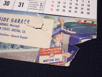 1951 WESTSIDE GARAGE CALENDAR - GRETNA, LOS ANGELES - J 7270