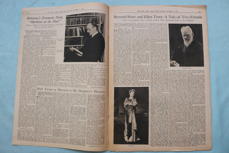 1931 OCT 4 NEW YORK TIMES BOOK REVIEW SECTION - JAMES TRUSLOW ADAMS - NP 9155