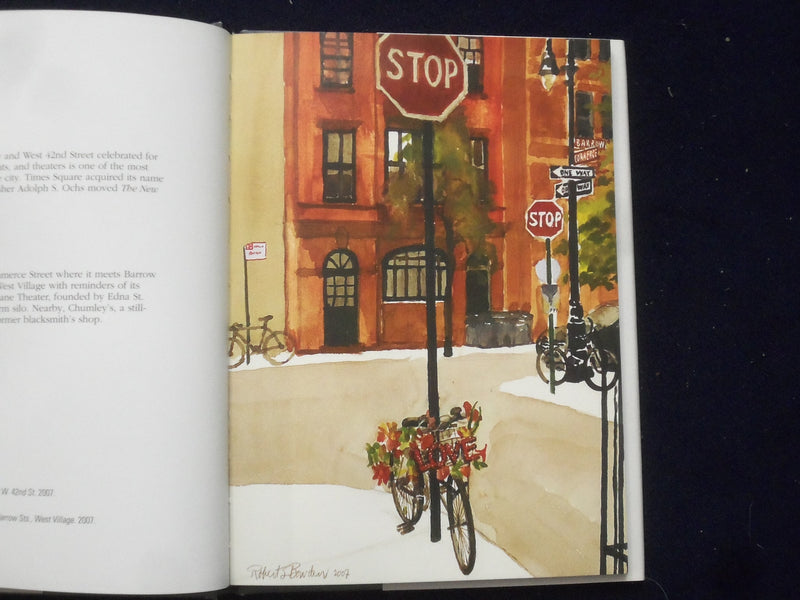 2012 MANHATTAN IN DETAIL-INTIMATE PORTRAIT IN WATERCOLOR HARDCOVER BOOK- KD 8694