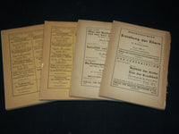 1934-1936 PSYCHOTHERAPEUTISCHE PRAXIS GERMAN MAGAZINE LOT OF 4 ISSUES - WR 572H