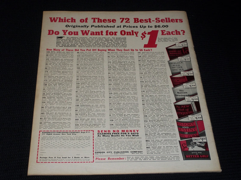 1939 NOVEMBER 28 PIC MAGAZINE - GOODRICH GODDARD COVER - E 5042
