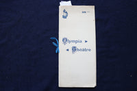 1905 MARCH 12 OLYMPIA THEATRE - LES FRERES ISOLA - PROGRAM - K 1670
