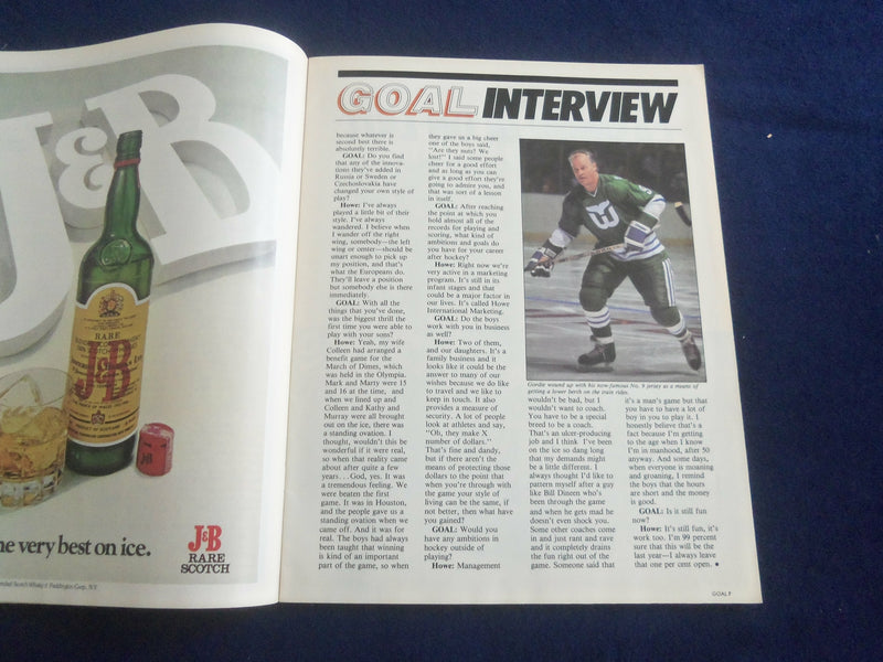 1980 NHL GOAL MAGAZINE - THE 1980 STANLEY CUP PLAYOFFS - F 253O