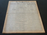 1936 OCTOBER 23 NEW YORK TIMES - 350,000 GREET ROOSEVELT IN CONNECTICUT- NT 6705