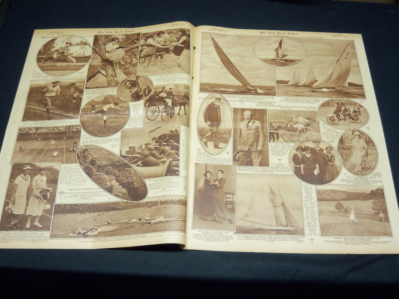 1922 AUGUST 27 NEW YORK TIMES PICTURE SECTION - GENE SARAZEN - NT 8870