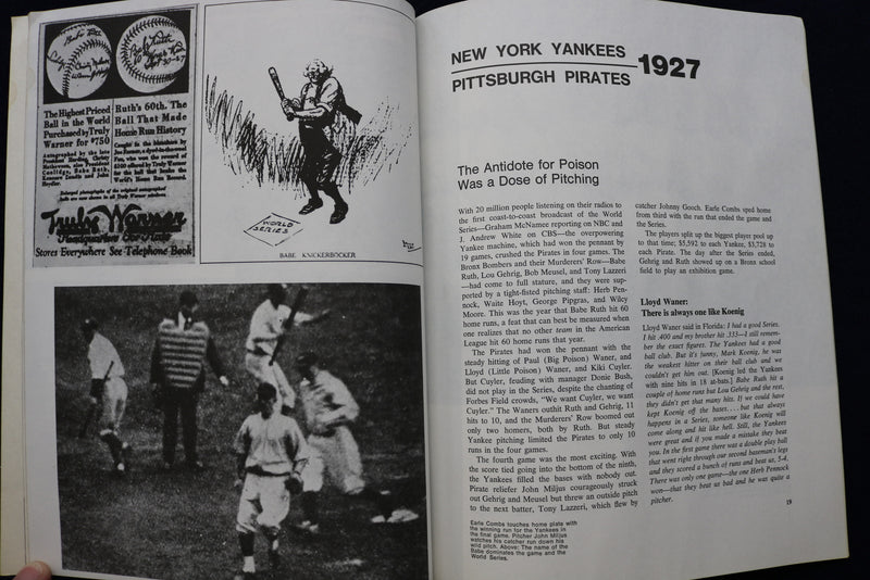 1981 NABISCO THE WORLD SERIES MAGAZINE - A PICTORIAL HISTORY COVER - E 11903