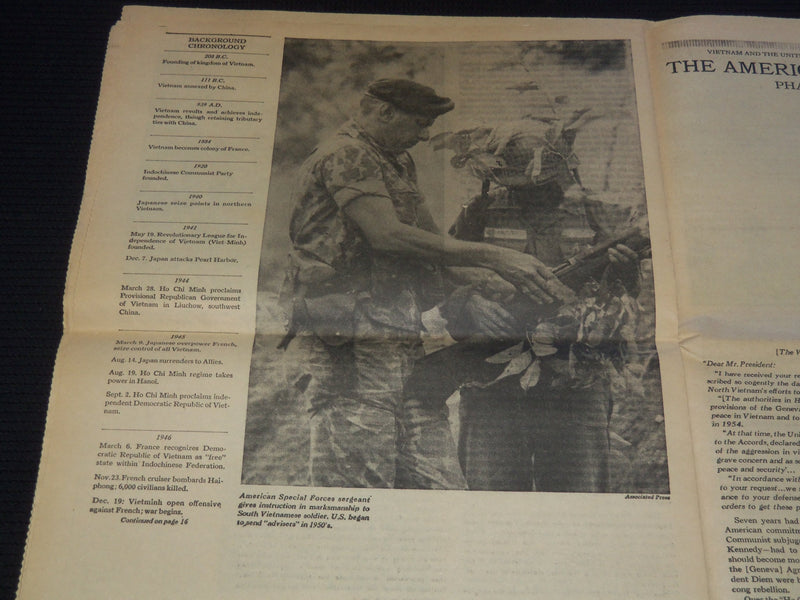 1966 OCTOBER VIETNAM AND THE UNITED STATES NEWSPAPER - ANTHONY AUSTIN - NP 2150S