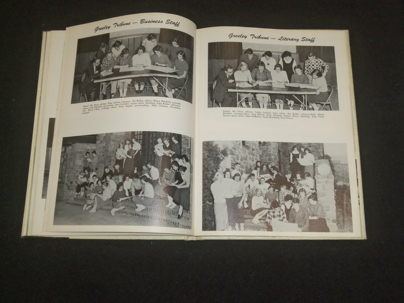 1957 HORACE GREELEY HIGH SCHOOL YEARBOOK - CHAPPAQUA, NEW YORK - YB 2118