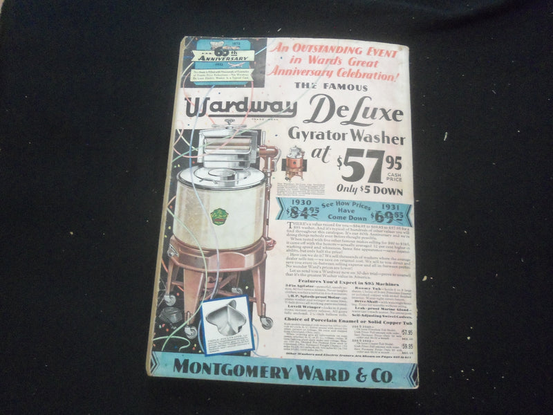 1932 SPRING AND SUMMER MONTGOMERY WARD CATALOG - CHICAGO, ILLINOIS - R 93G