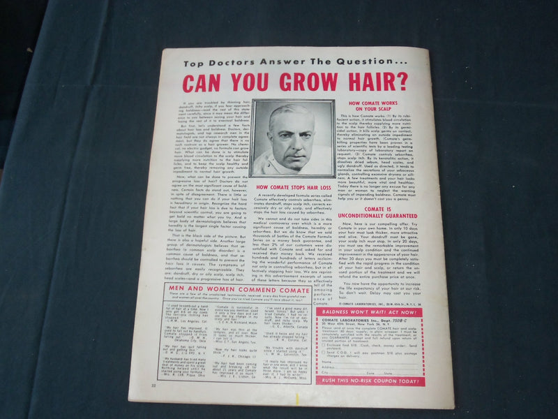 1957 SEP THE NATIONAL POLICE GAZETTE MAGAZINE-BILLY GRAHAM-GYPSY ROSE LEE-B 5678