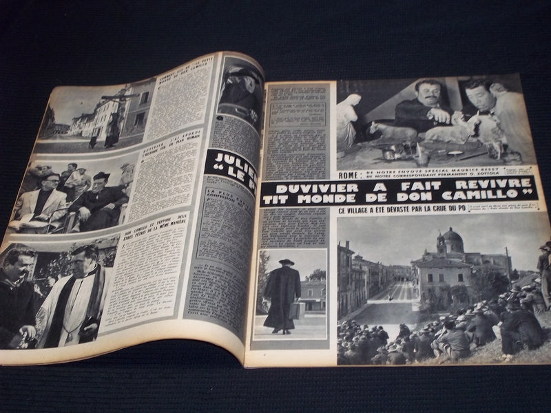 1951 DECEMBER 8 CINEMONDE MAGAZINE - PHILIPPE LEMAIRE & VENTURA COVER - E 24842