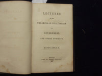 1851 LECTURES ON THE PROGRESS OF CIVILIZATION HARDCOVER BOOK -JOHN LORD- KD 8447