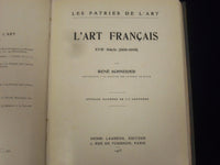 1925-1930 L'ART FRANCAIS BY RENE SCHNEIDER LOT OF 6 FRENCH BOOKS - KD 1364