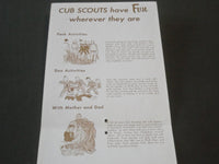 1910-1960 BOY SCOUTS CALENDAR - RICHARDS - NORMAN ROCKWELL ILLUSTRATION - J 2705