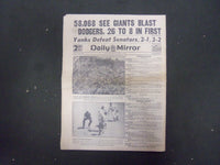 1944 MAY 1 NEW YORK DAILY MIRROR - 3 HUGH YANK AIR FLEETS BOMB FRANCE - NP 2201