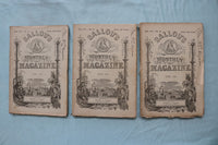 1882 BALLOU'S MONTHLY MAGAZINE - LOT OF 11 - O 3974