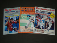 1984-1988 THE SPORTING NEWS BASEBALL YEARBOOK LOT OF 3 - O 1611
