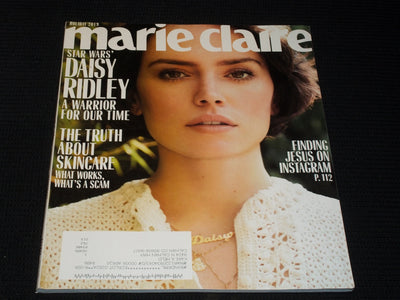 2019 HOLIDAY MARIE CLAIRE MAGAZINE - DAISY RIDLEY FRONT COVER - E 2717