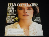2019 HOLIDAY MARIE CLAIRE MAGAZINE - DAISY RIDLEY FRONT COVER - E 2717