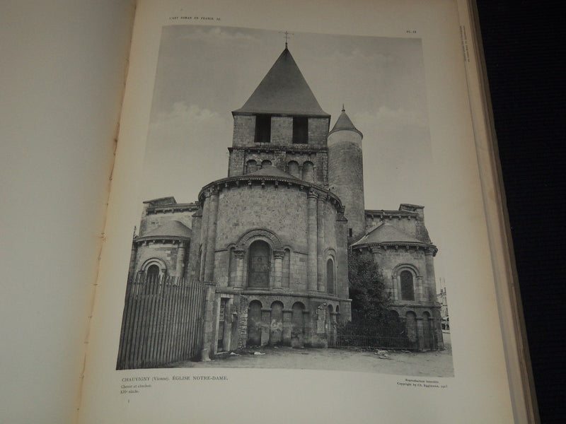 1914 L'ART ROMAN EN FRANCE L'ARCHITECTURE VOLUME - CAMILLE MARTIN - Z 228