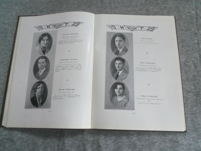 1929 THE HOOT PARK RIDGE HIGH SCHOOL YEARBOOK - PARK RIDGE, NEW JERSEY - YB 2895