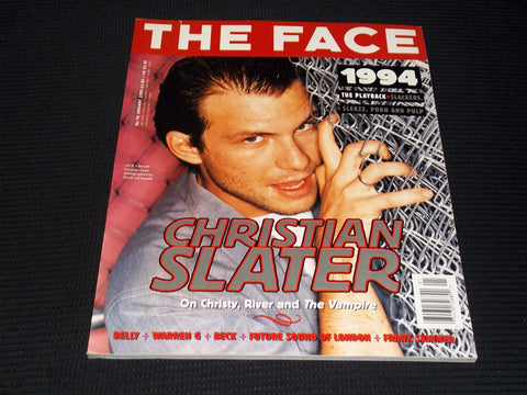 1995 JANUARY THE FACE MAGAZINE - CHRISTIAN SLATER FRONT COVER - E 13387