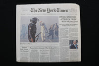 2024 NOVEMBER 27 NEW YORK TIMES - ISRAELI MINISTERS APPROVE TRUCE WITH HEZBOLLAH