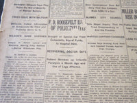 1921 SEPTEMBER 16 NEW YORK TIMES - F. D. ROOSEVELT ILL OF POLIOMYELITIS- NT 5480