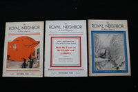 1932-1949 THE ROYAL NEIGHBOR - A HOME - MAGAZINE - LOT OF 37 - O 3709
