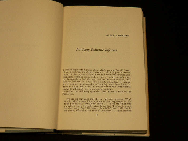 1956 AMERICAN PHILOSOPHERS AT WORK HARDCOVER BOOK BY SIDNEY HOOK - KD 6467