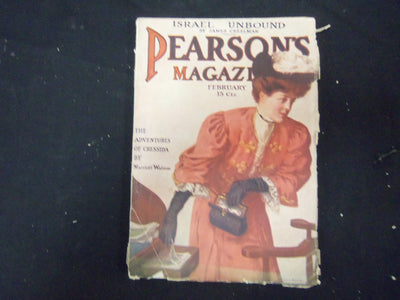 1907 FEBRUARY PEARSON'S MAGAZINE - NICE STORIES, ADS & ILLUSTRATIONS - ST 3007