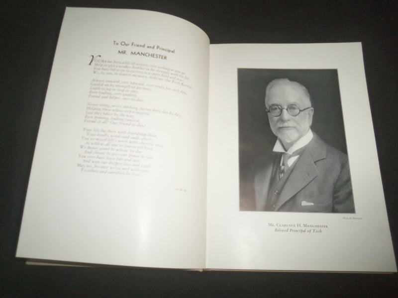 1933 THE TECH REVIEW CENTRAL HIGH SCHOOL YEARBOOK - PROVIDENCE, RI - YB 2545