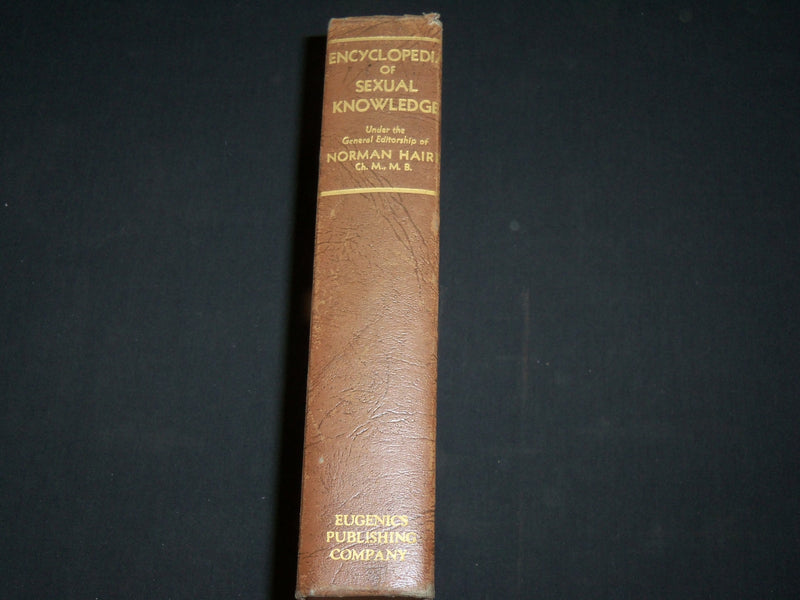 1940 ENCYCLOPEDIA OF SEXUAL KNOWLEDGE BOOK BY COSTLER & WILLY - KD 6447