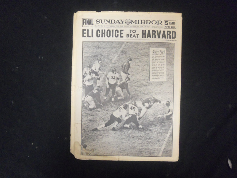1936 NOV 15 NEW YORK SUNDAY MIRROR-SOLVE STORK DERBY TANGLE NOVEMBER 16- NP 2327