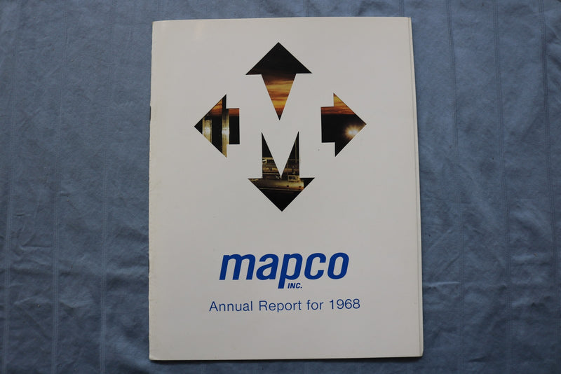 1965-1969 MID-ATLANTIC PIPELINE COMPANY (MAPCO) ANNUAL REPORTS-LOT OF 5 - K 3216